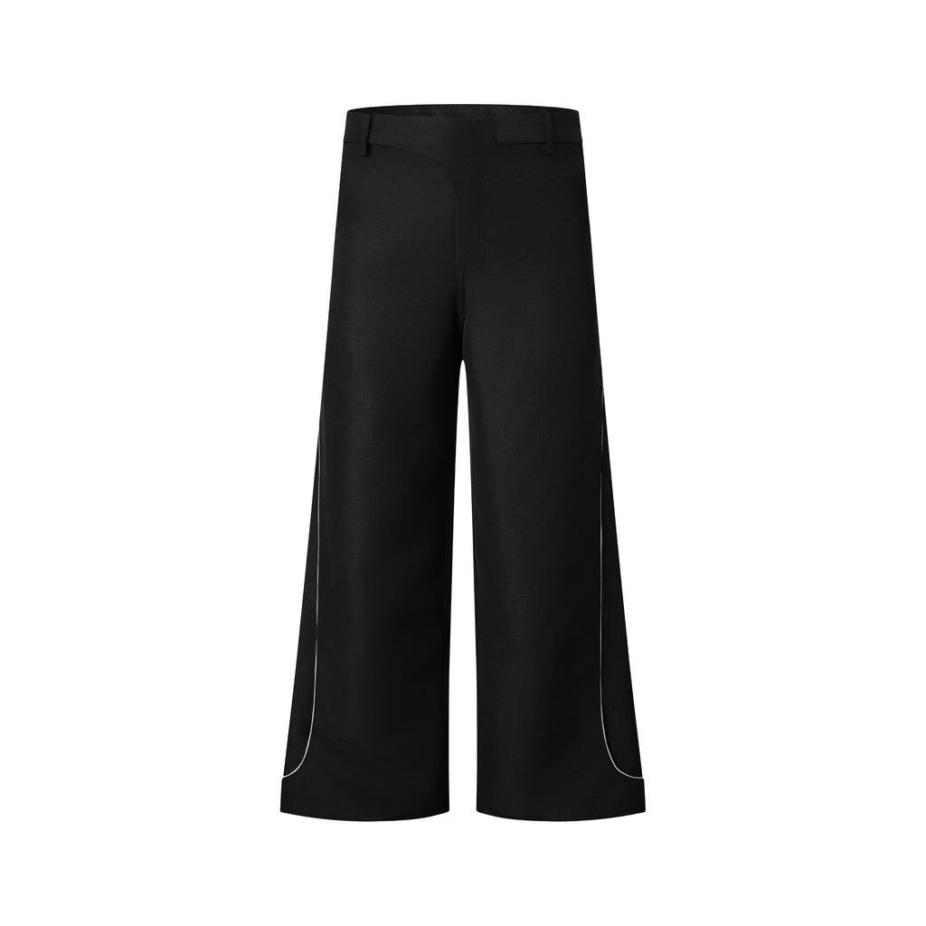 Khaki Nylon Biker Pants