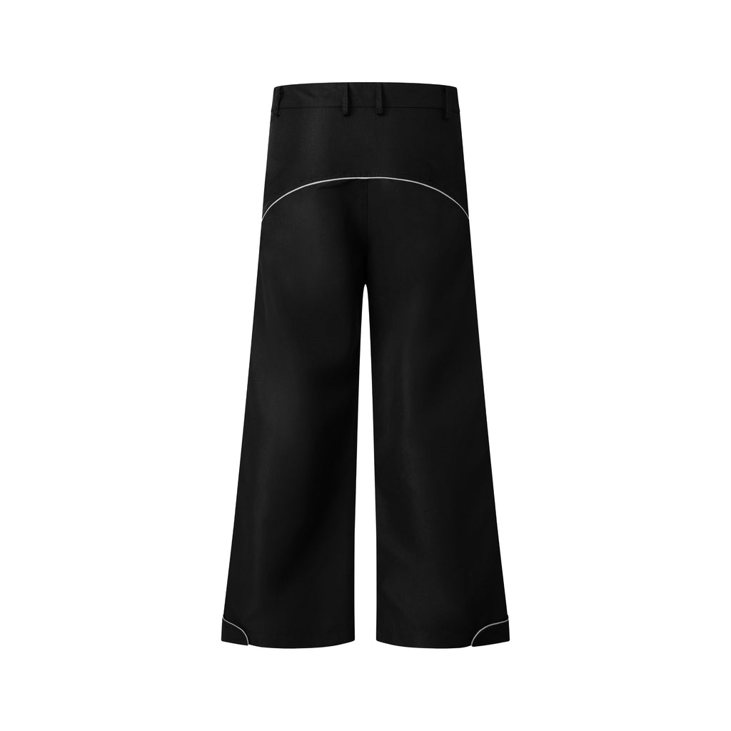 Khaki Nylon Biker Pants