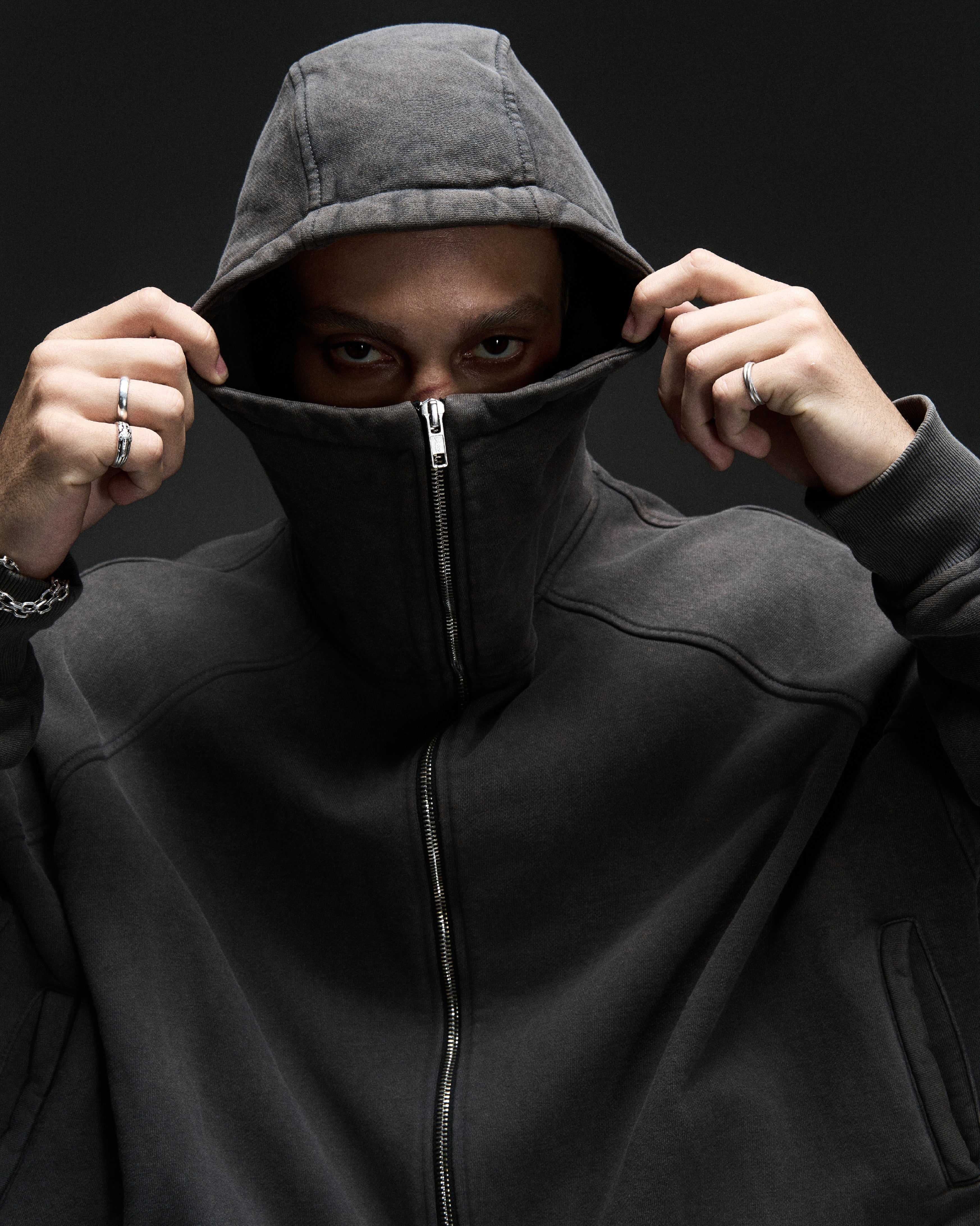 Half-face Zip Hoodie