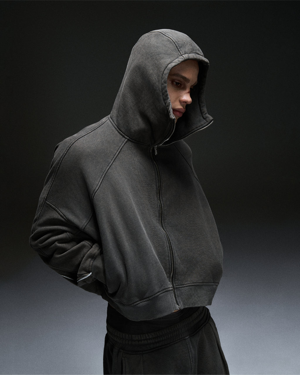 Half-face Zip Hoodie